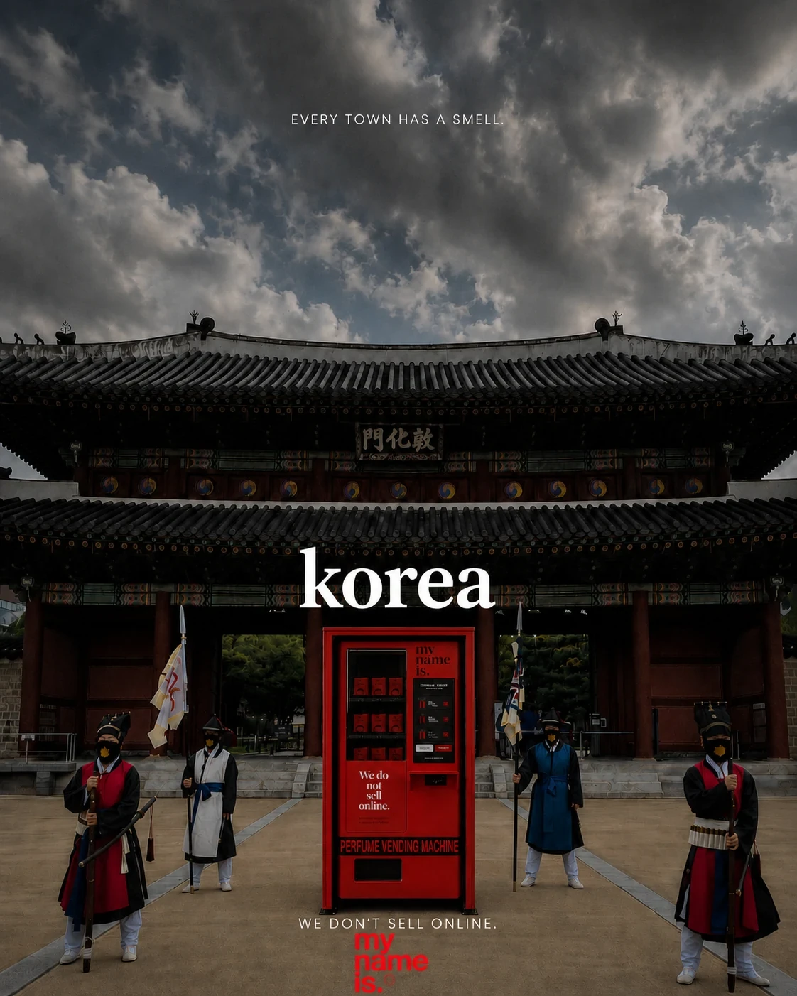 Korea perfume vending machine
